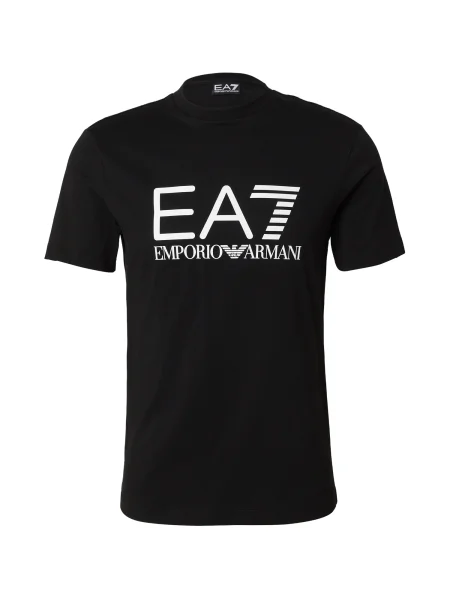 Emporio Armani Tricou / alb negru
