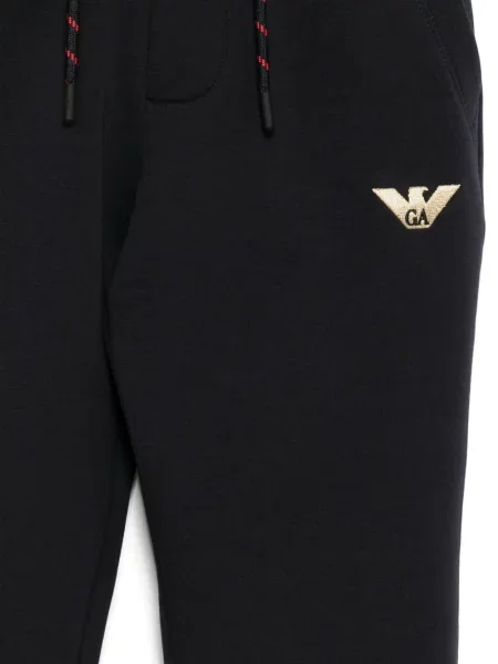 Spodnie dziecięce Emporio Armani niebieskie