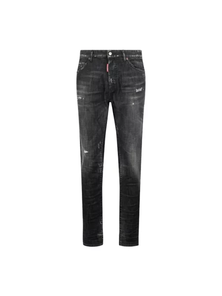 Jeansy Dsquared2 typu teddy szare