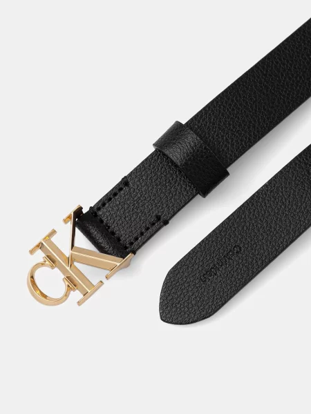 De Damă Calvin Klein Facet Ck Buckle Pebble negru