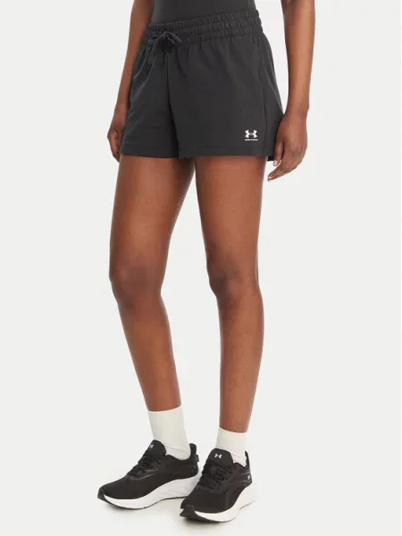 Under Armour Szorty sportowe Sport Terry czarny