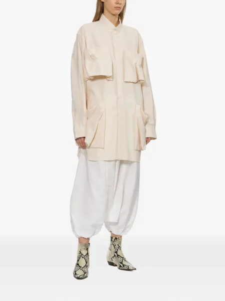 Pantaloni Comme Des Garçons alb