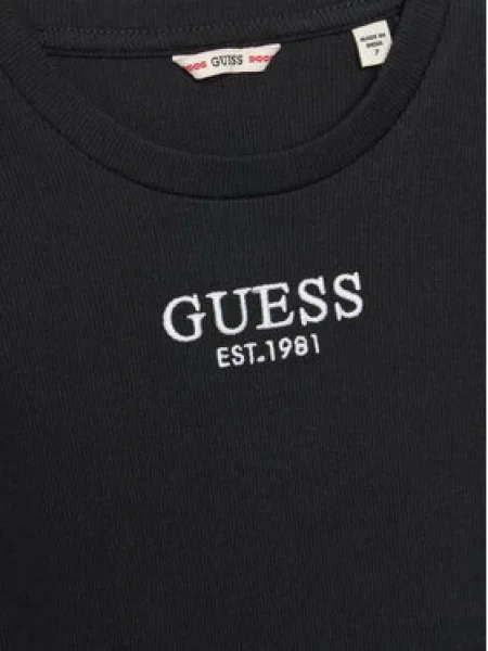 Každodenní šaty Guess černé