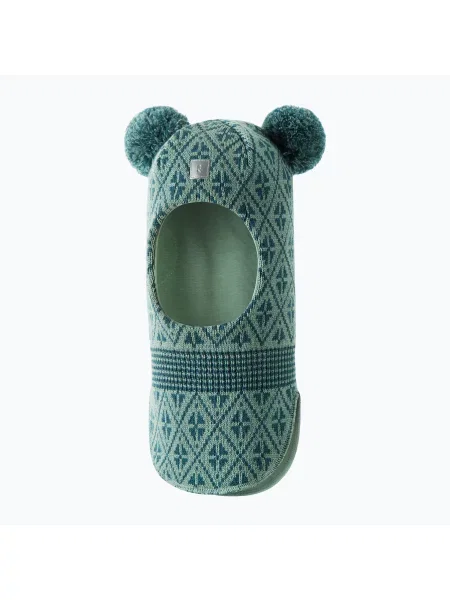 Детска шапка маска Reima Kuuraan stone green зелено