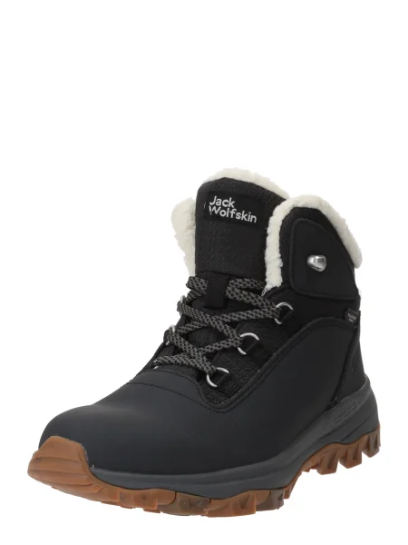 JACK WOLFSKIN Botine EVERQUEST gri metalic negru