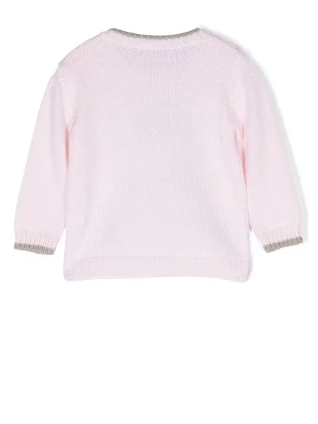 Sweter dziecięcy Little Bear różowy