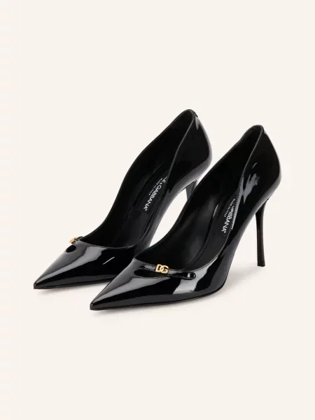Dolce & Gabbana Lakované Lodičky černá