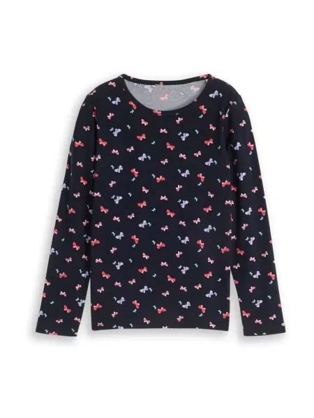 TOM TAILOR Tricou marin / deschis / mov lavandă / roz zmeură albastru