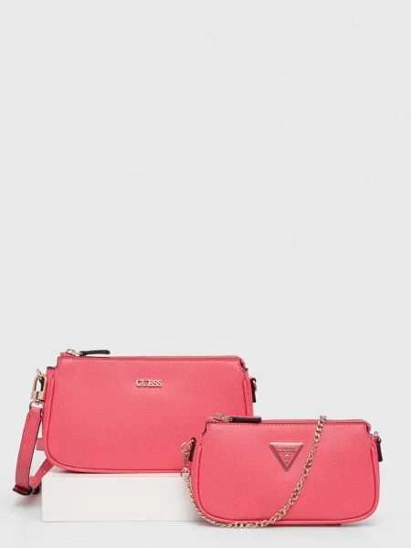 Чанта Guess розово