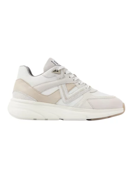 Sneakersy Via Vai skórzane beżowe