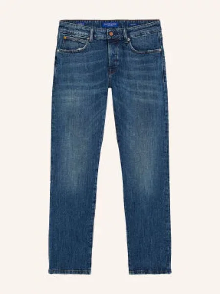 Scotch & Soda Jeansy The Zee O Regularnym Kroju blau granatowe