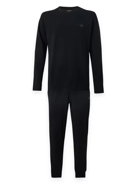 Emporio Armani Pijama lungă negru