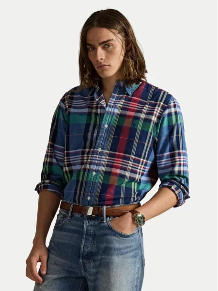 Polo Ralph Lauren Srajca Pisana Custom Fit