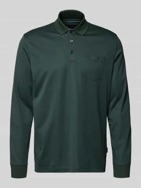 Koszulka polo z wyhaftowanym logo Bugatti