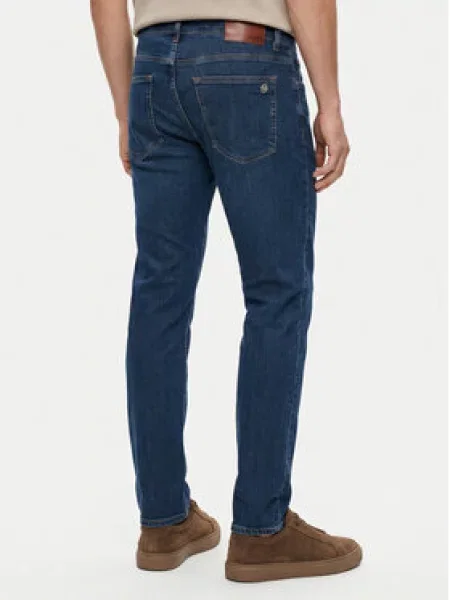 BOSS Jeans hlače Delaware Bo Mornarsko modra