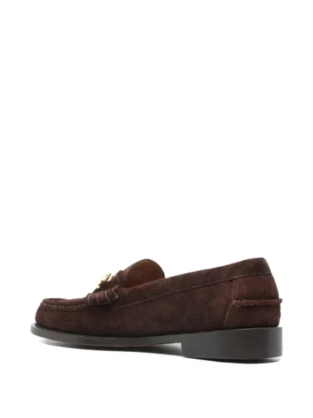Pantofi loafer Sebago din piele de căprioară maro