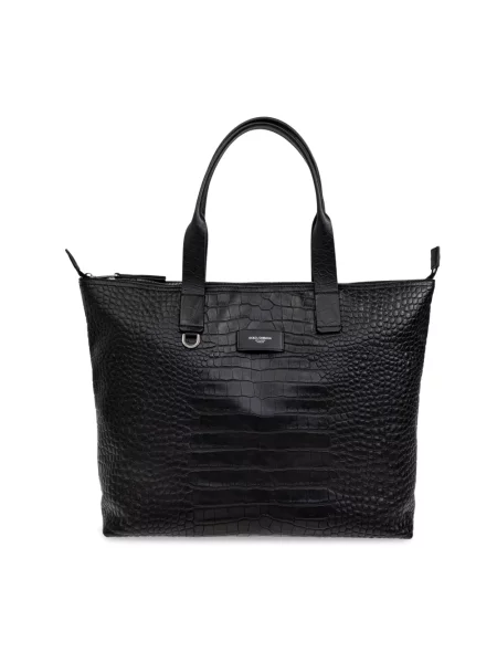 Torba Dolce And Gabbana skórzana czarna
