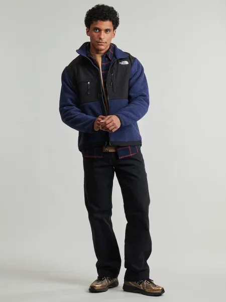 Geacă The North Face retro albastru