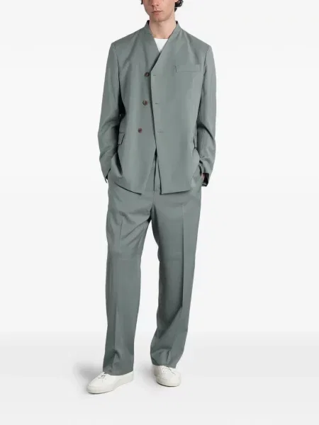 Sacou Costumein asimetric verde