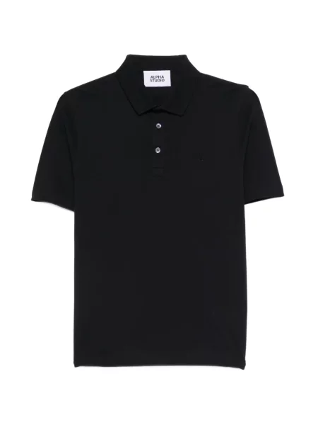 Tricou polo Alpha Studio negru