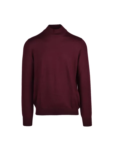 Sweter Gran Sasso wełniany czerwony