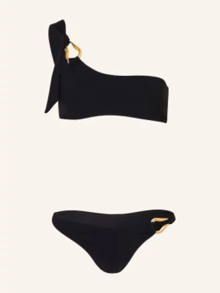 Zimmermann Bikiny Na Jedno Rameno Roselight / zlatá černá