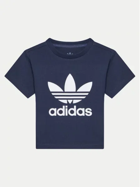 Adidas T-Shirt adicolor Trefoil granatowy
