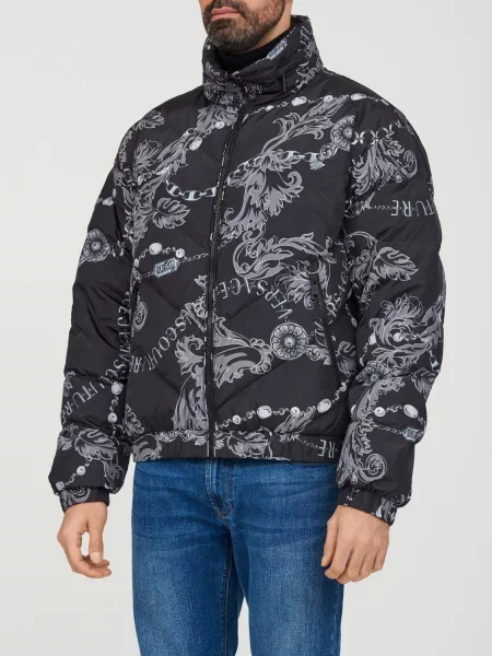 Пуховик Versace Jeans Couture черный