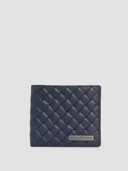 Кожаный кошелек Baldinini синий