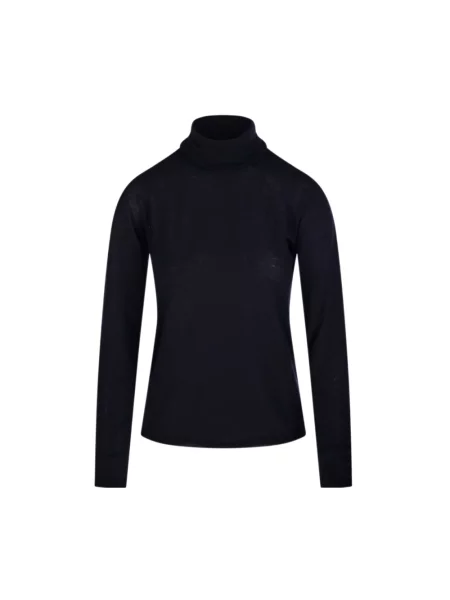 Sweter Max Mara z dżerseju niebieski