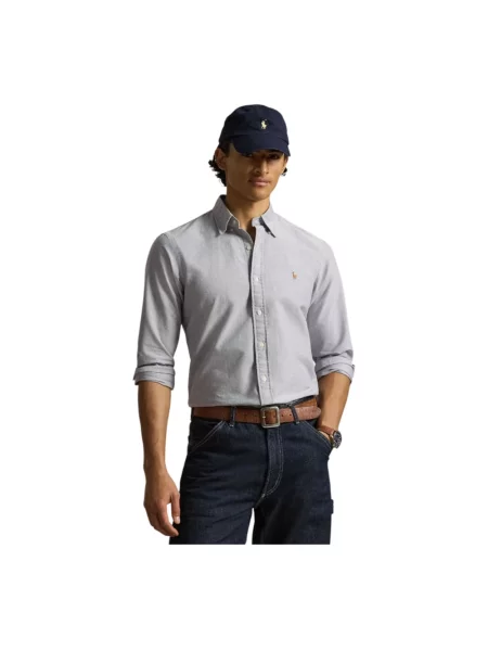 Koszula Ralph Lauren z twillu niebieska