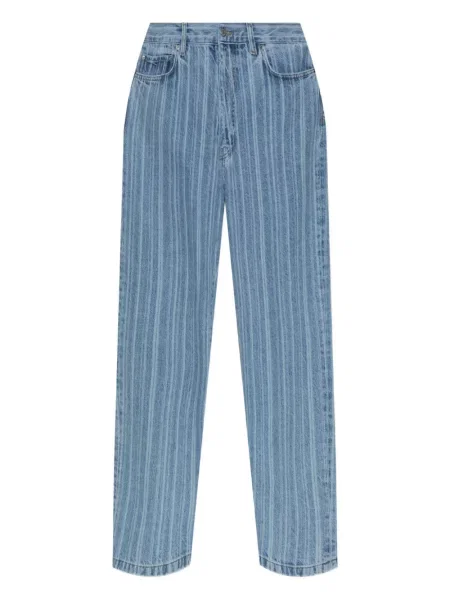 Дънки Carhartt Wip на райета синьо