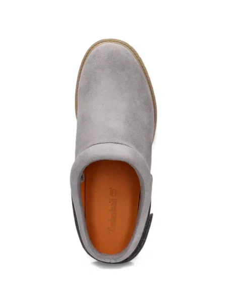 Zomšinės slip on šlepetės Timberland pilka
