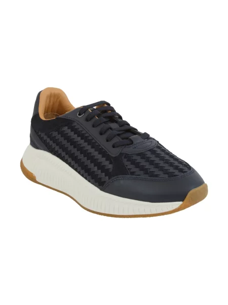 Sneakersy Boss niebieskie