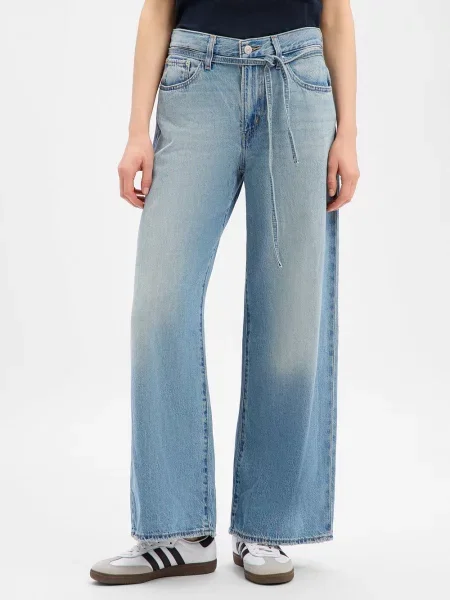 Levi's Dżinsy XL proste Kobiety jednolity niebieski
