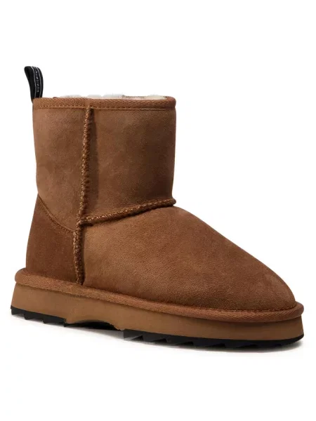 Черевики EMU Australia Sharky Mini chestnut/black коричневі