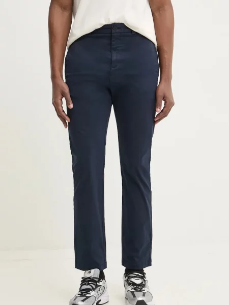 Hlače HUGO mornarsko modra