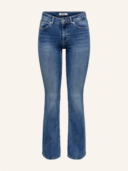 Only Rozšířené Džíny S Ozdobnými Kamínky medium blue denim modré