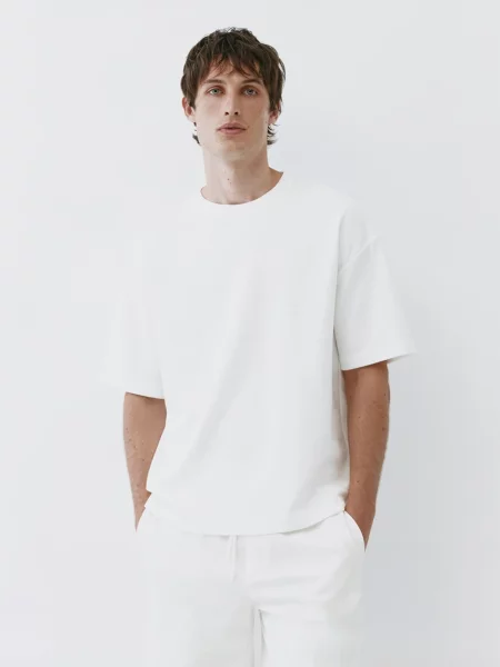 Pull&Bear Tričko biela