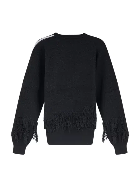 Sweter Y-3 w paski czarny