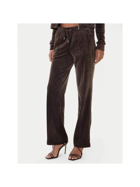 Juicy Couture Spodnji del trenirke Tina Regular Fit rjava