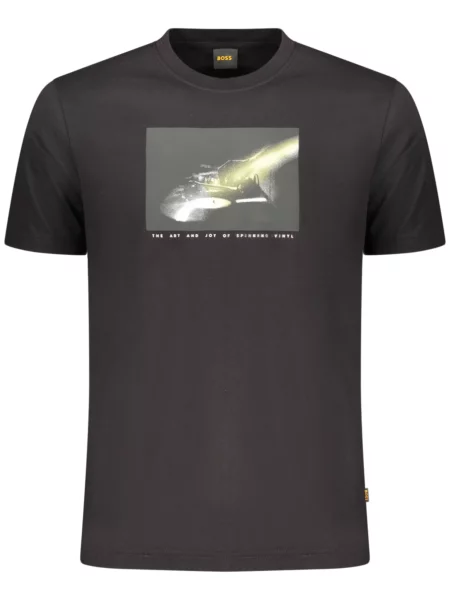 BOSS Tricou Dj negru