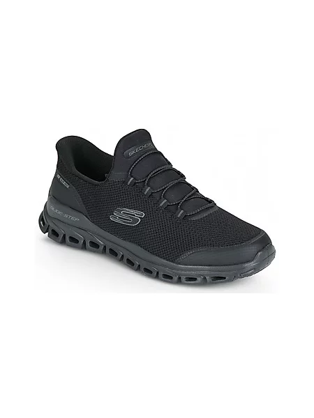 Hlačke Skechers črna