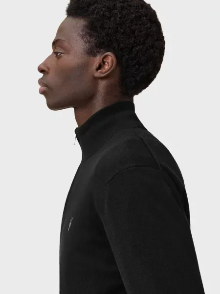 Шерстяной свитер Allsaints черный