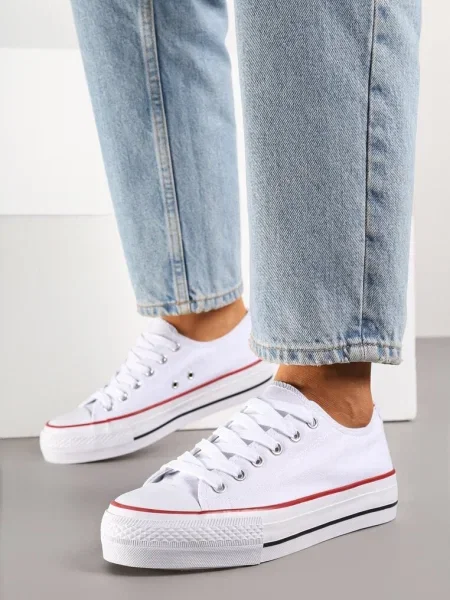 Teniși înalți Tiloria Albi alb