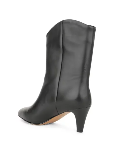 Botine Linda Baumann din piele negru