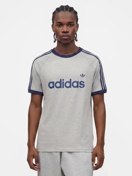 ADIDAS ORIGINALS Tričko Ringer námornícka modrá sivá