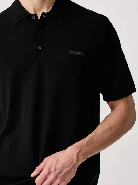 Calvin Klein férfi póló viszkózzal fekete