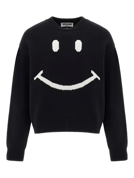 Sweter dziecięcy Moschino czarny