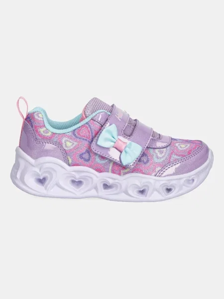 Skechers Detské tenisky S LIGHTS HEART LIGHTS fialová